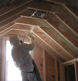Kansas City MO attic spray foam insulation